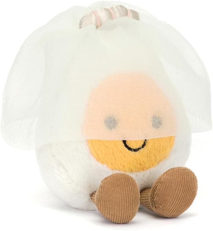 Jellycat Amuseables Boiled Egg Bride Stuffed Toy — Easter Gifts gift idea