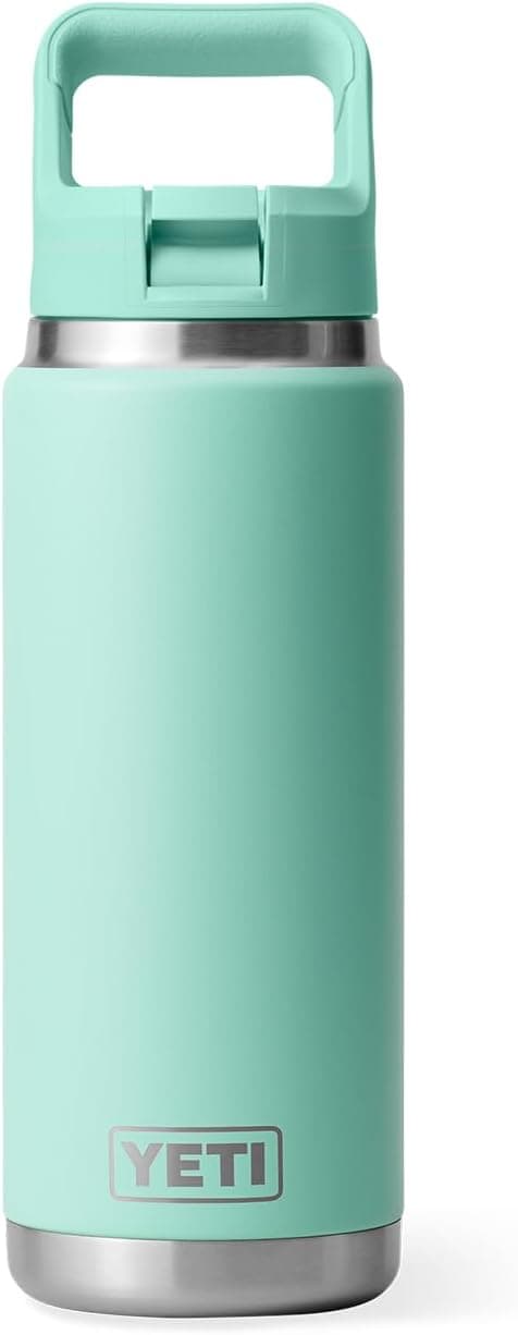 YETI Rambler 26 oz Bottle with Straw Cap - Seafoam thumbnail 3