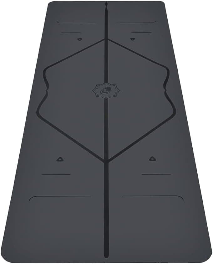 Liforme Original Yoga Mat – Free Yoga Bag Included - Patented Alignment System, Warrior-like Grip, Non-slip, Eco-friendly, sweat-resistant, 4.2mm thick mat for comfort - Grey : Sports &amp; Outdoors — Spring Gift Ideas gift idea