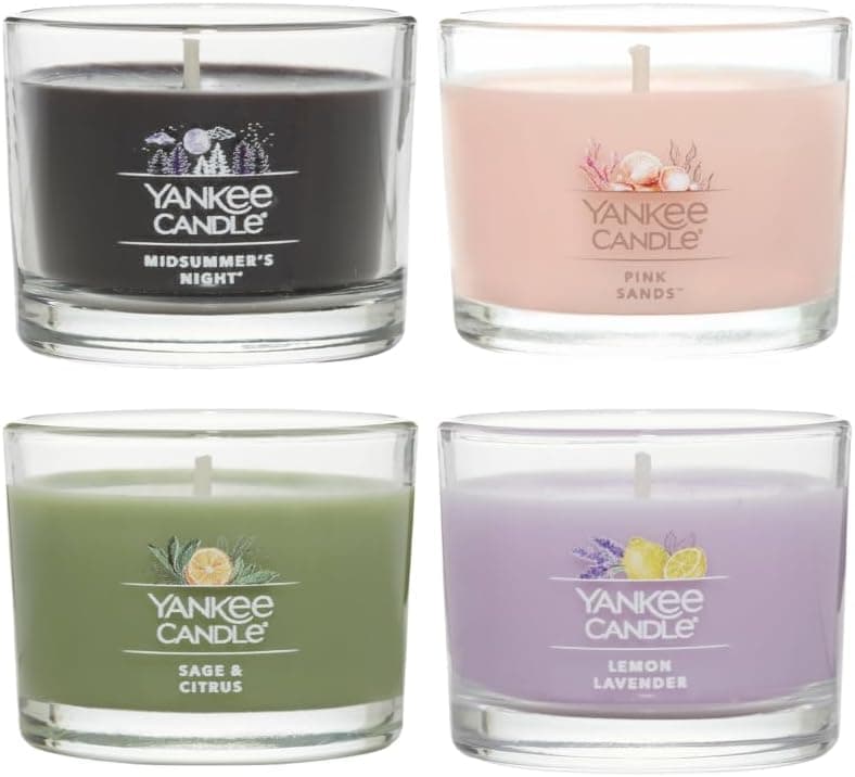 Yankee Candle Mini Jar Candles - Tropical Breeze Variety Pack (4-Pack) — Easter Gifts gift idea