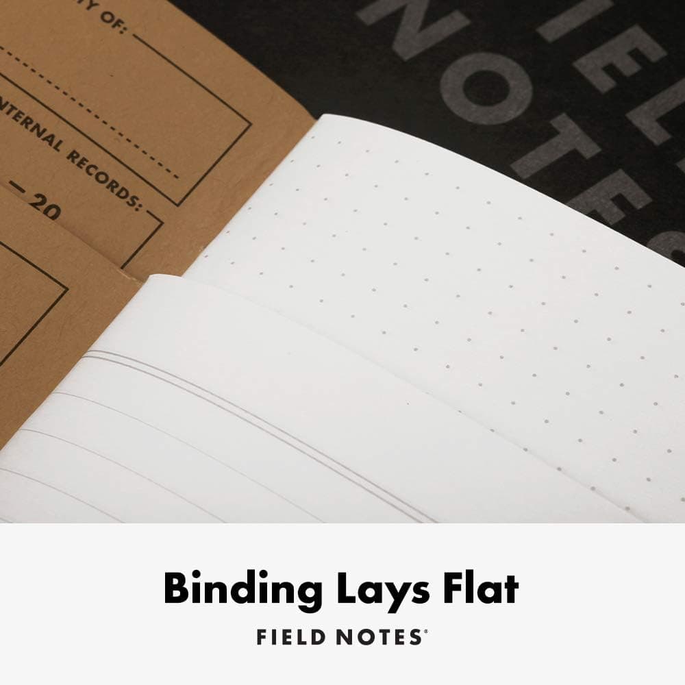 Field Notes 3-Pack Pitch Black Memo Books thumbnail 3