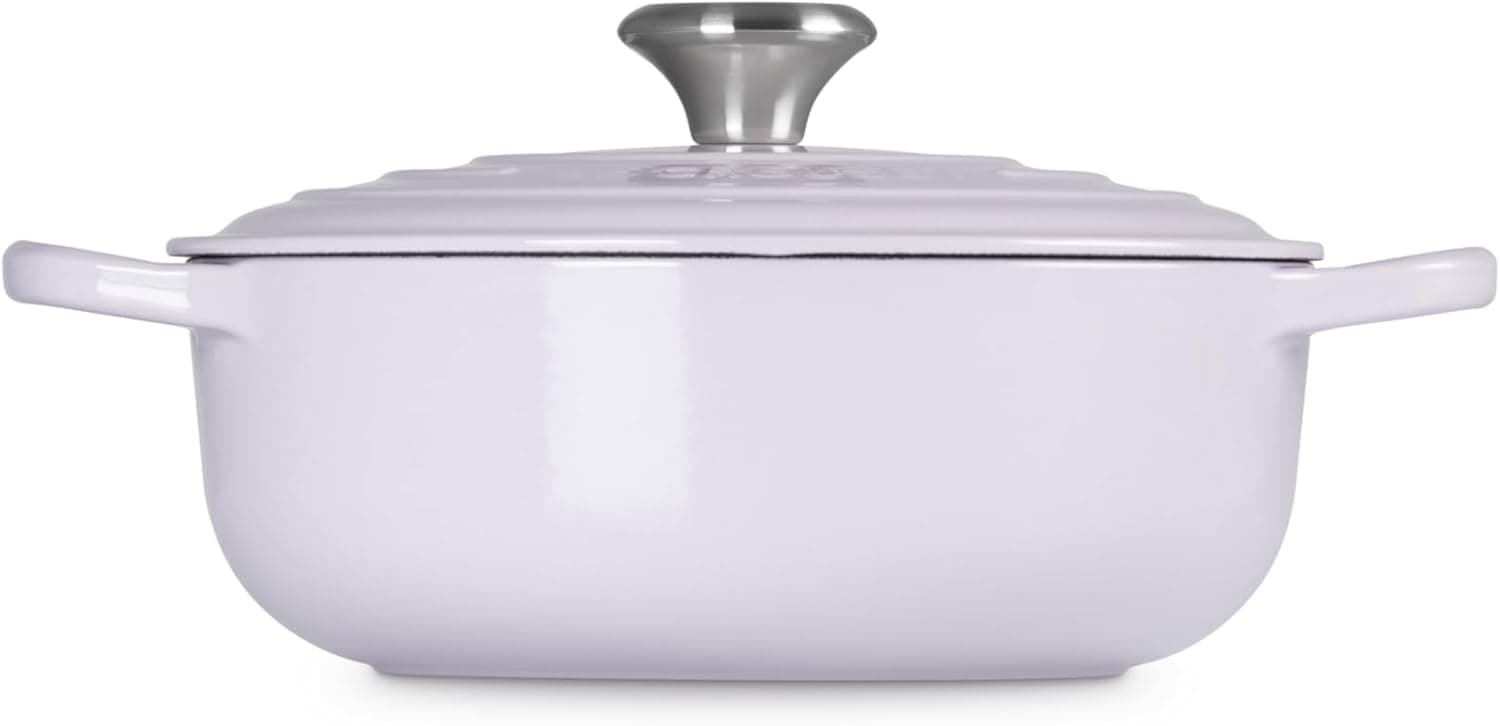 Le Creuset Enameled Cast Iron Signature Round Sauteuse, 3.5qt., Shallot thumbnail 4