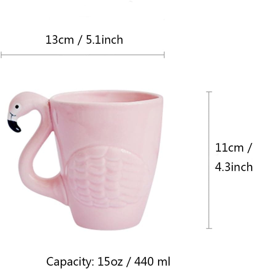 JointVictory Flamingo Coffee Mugs and Teapot Set thumbnail 2