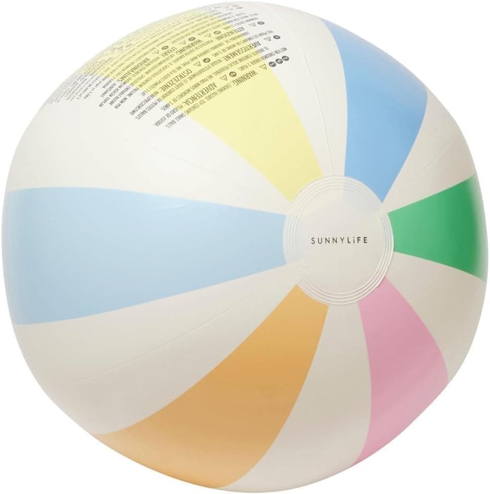Sunnylife Inflatable Beach Ball - Pool Side Pastel Gelato view 1