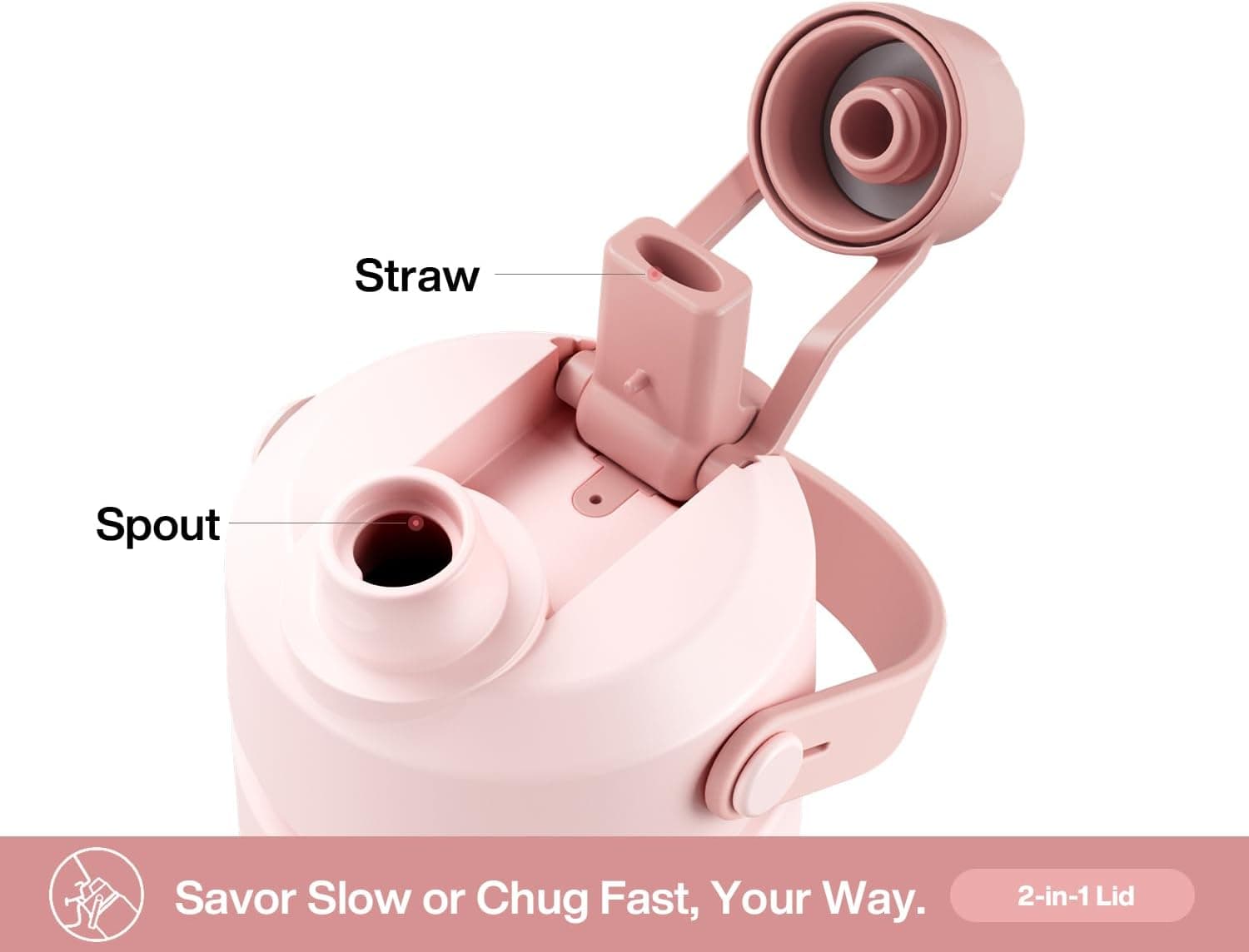 POWCAN 26 oz Insulated Water Bottle thumbnail 2