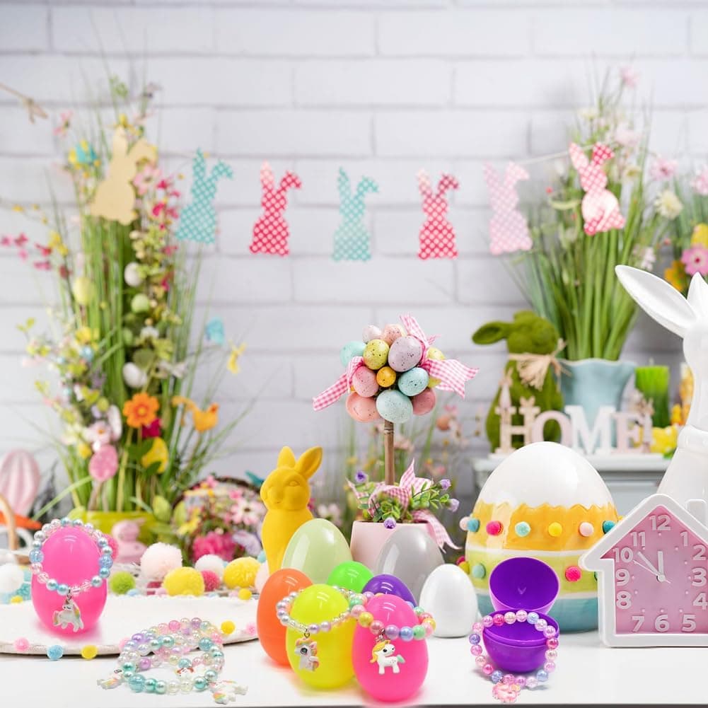 LUKBERA 12-Piece Easter Eggs Filled with Beaded Bracelets thumbnail 5