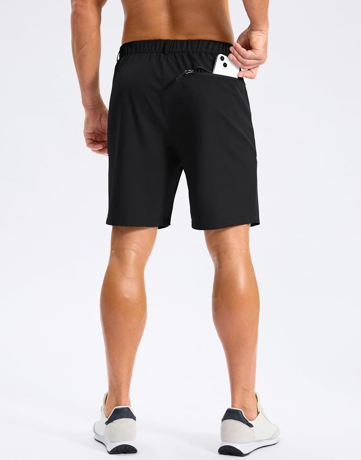 Pudolla Men's Hiking Shorts - Quick Dry with 3 Zipper Pockets thumbnail 2