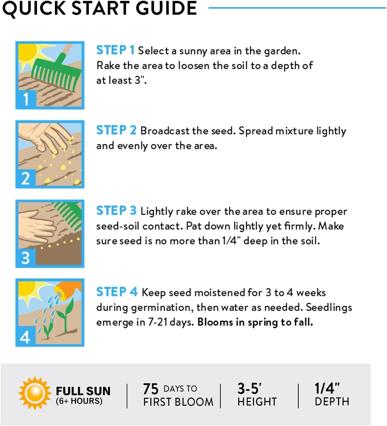 Burpee Wildflower 25,000 Bulk Seed Collection thumbnail 5