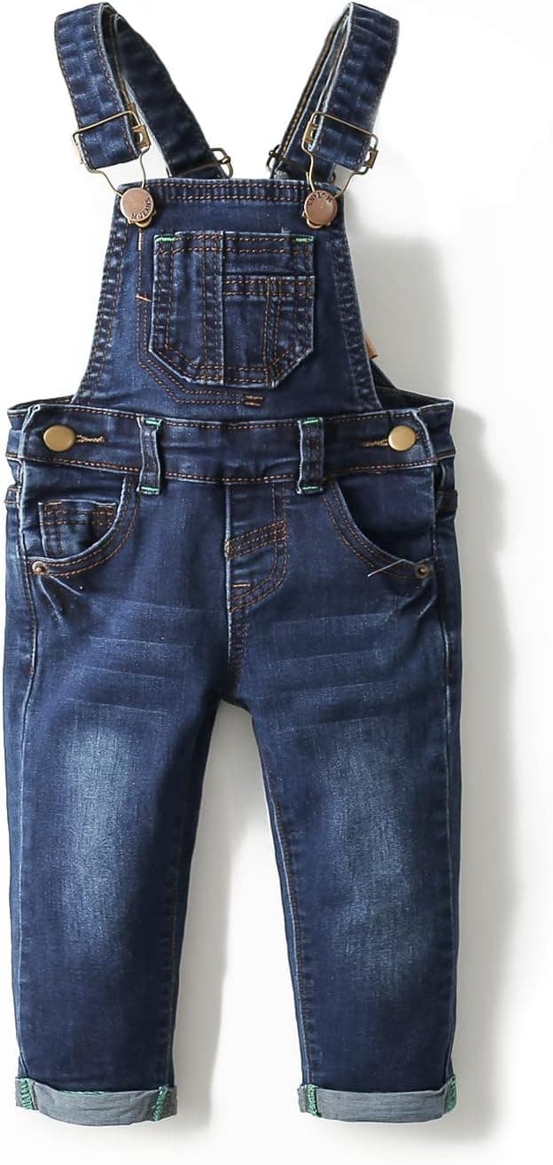 KIDSCOOL SPACE Baby Boy Girl Jean Overalls,Toddler Slim Cute Denim Jumper,Blue,3-4 Years: Clothing, Shoes &amp; Jewelry — Easter Gifts gift idea
