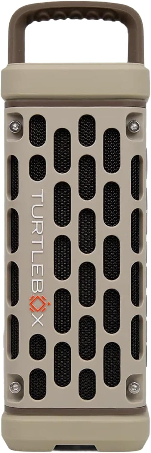 Turtlebox Ranger: Loud! Outdoor Portable Bluetooth 5.4 Speaker | Rugged, Waterproof, Ultra-Portable | Plays to 105db, Deep Bass, Shockproof, Unlimited Pairing for Full Stereo Experience, Tan : Electronics — Spring Gift Ideas gift idea