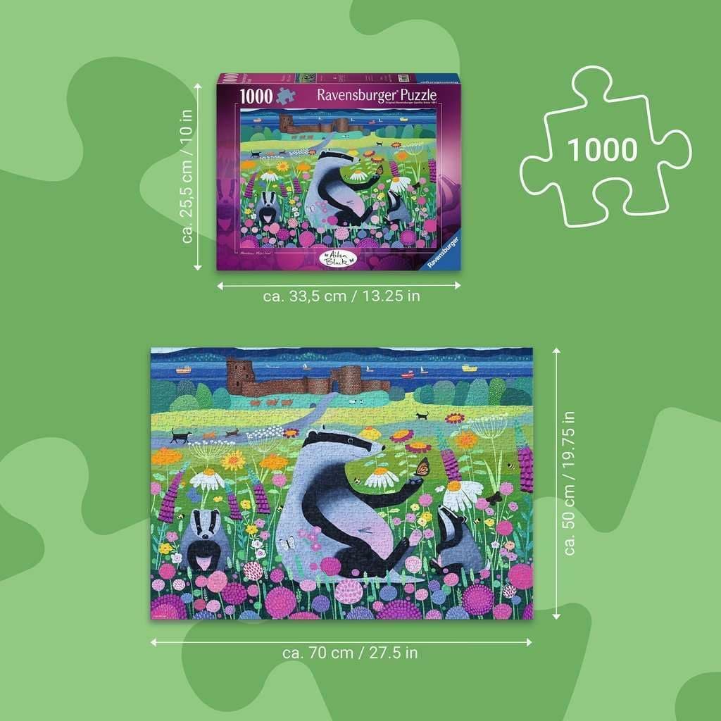 Ravensburger Meadow Mischief 1000 Piece Puzzle for Adults thumbnail 3