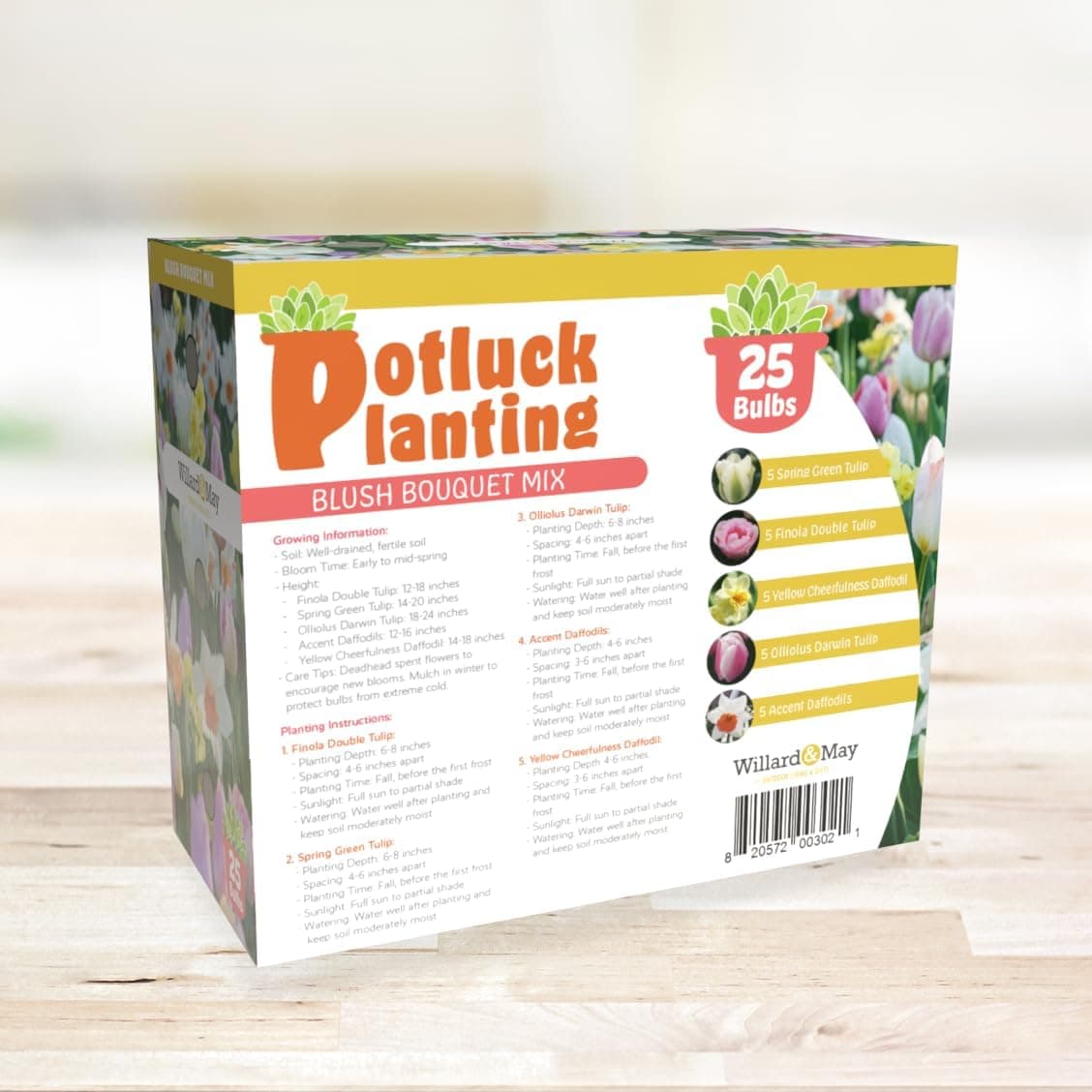 All-in-One Flower Garden Kit - Blush Bouquet Mix thumbnail 4