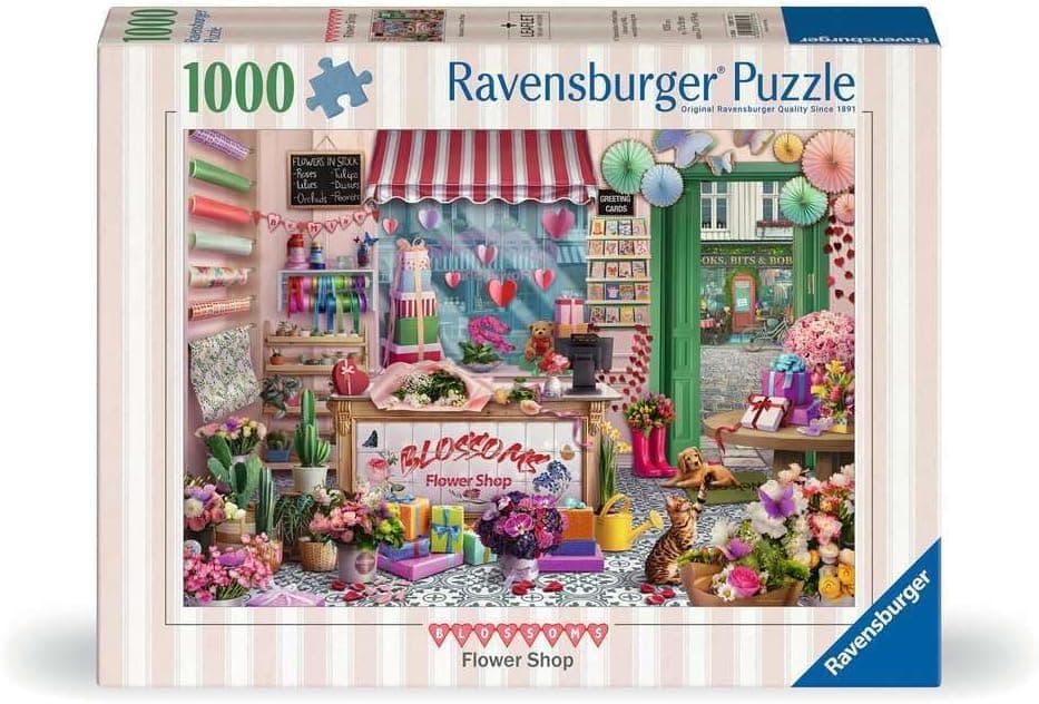 Ravensburger Blossoms Flower Shop 1000 Piece Puzzle — Easter Gifts gift idea