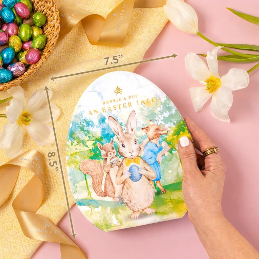 Easter Chocolate Gift Egg with Foiled Bunny & Chocolate Eggs by Bonnie and Pop thumbnail 4