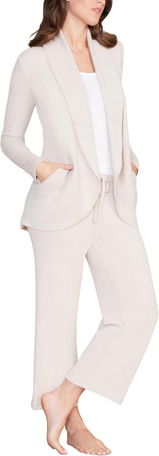 Barefoot Dreams® CozyChic Lite® Circle Cardigan, Stone, Medium at Amazon Women’s Clothing store thumbnail 3