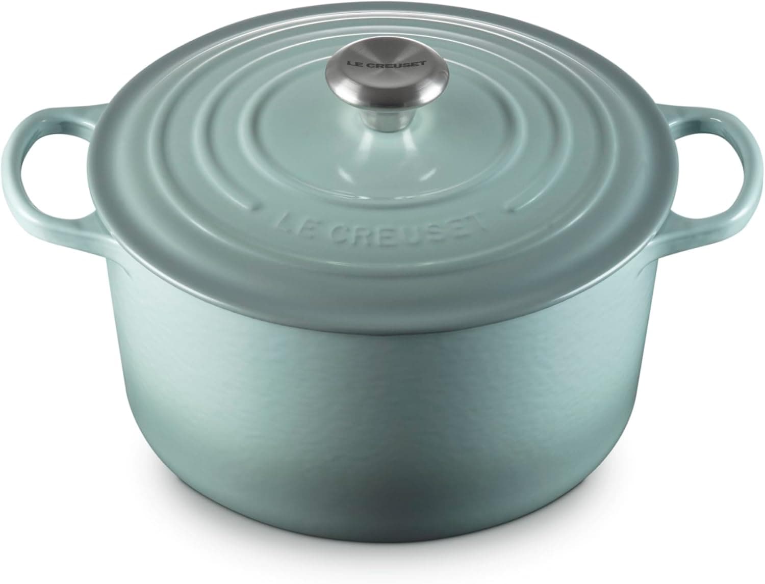Le Creuset Enameled Cast Iron Signature Deep Round Oven, 6.5 qt., Sea Salt: Home &amp; Kitchen view 1