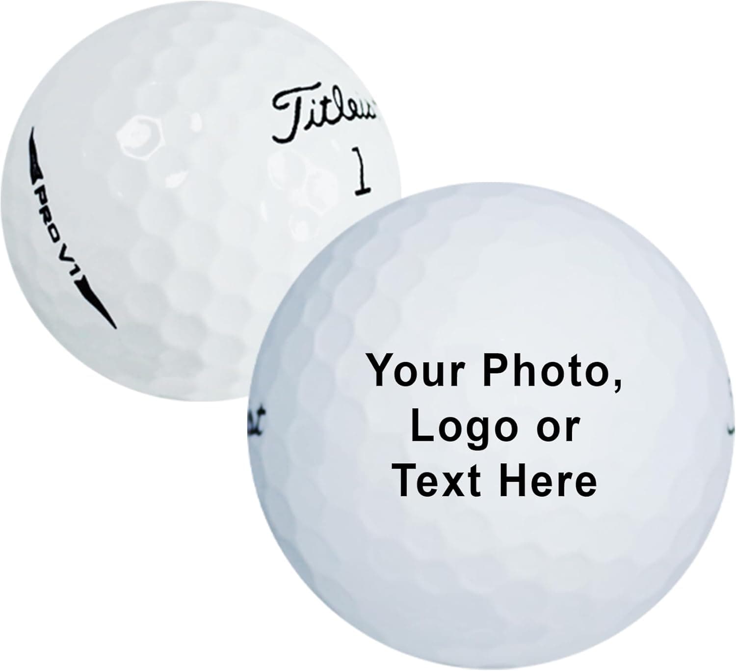 Personalized Titleist Pro V1 Golf Balls - 3 Pack with Tees thumbnail 2