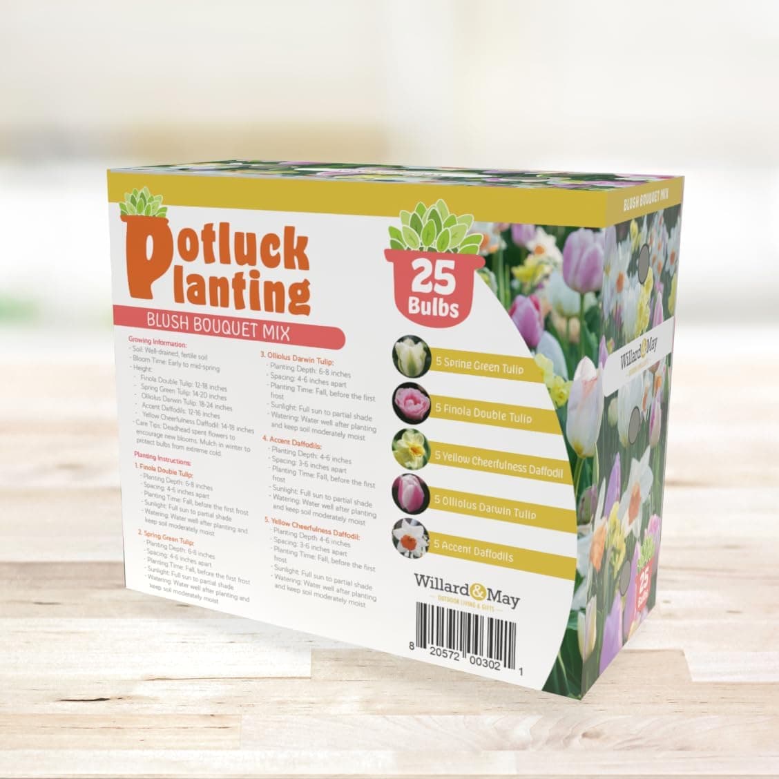 All-in-One Flower Garden Kit - Blush Bouquet Mix thumbnail 2