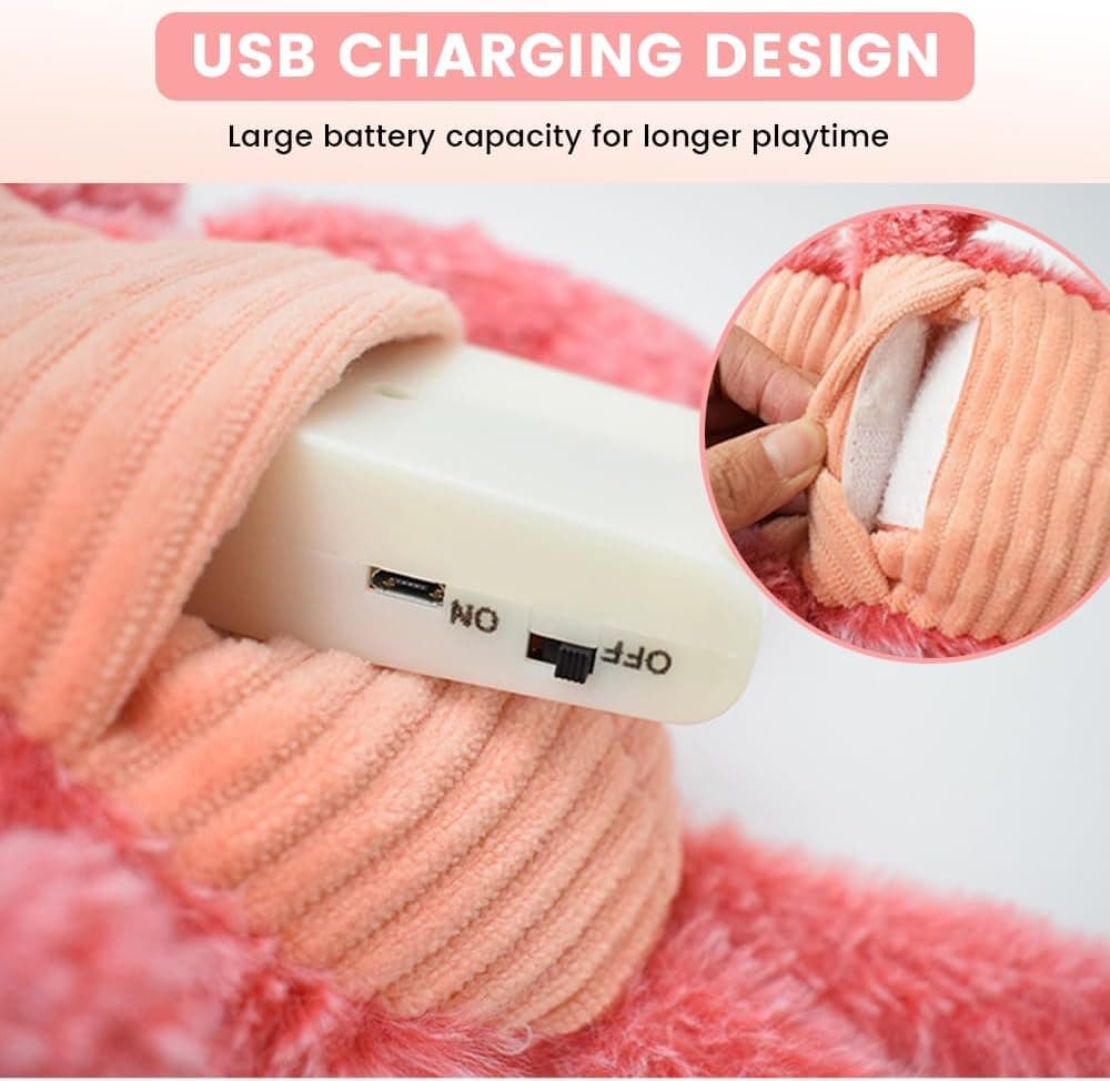 Poouty Interactive Plush Lobster Dog Toy thumbnail 4