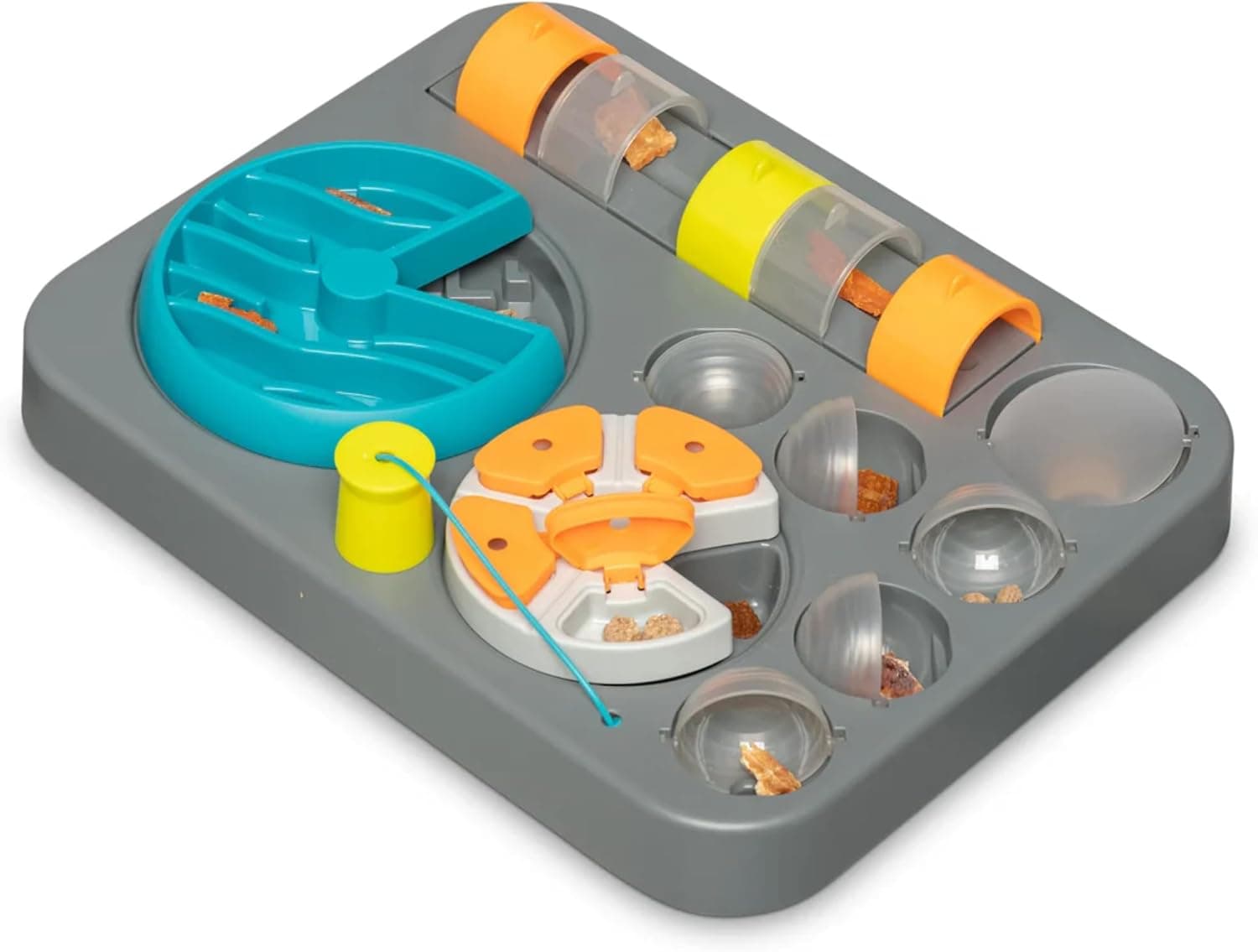 Messy Mutts Flip’n Slide Puzzler | Large | 16” x 13” Expert Level Puzzle Feeder for Dogs | Interactive Slow Feeder Puzzle for Food/Treats | Enrichment Dog Toy : Pet Supplies — Spring Gift Ideas gift idea