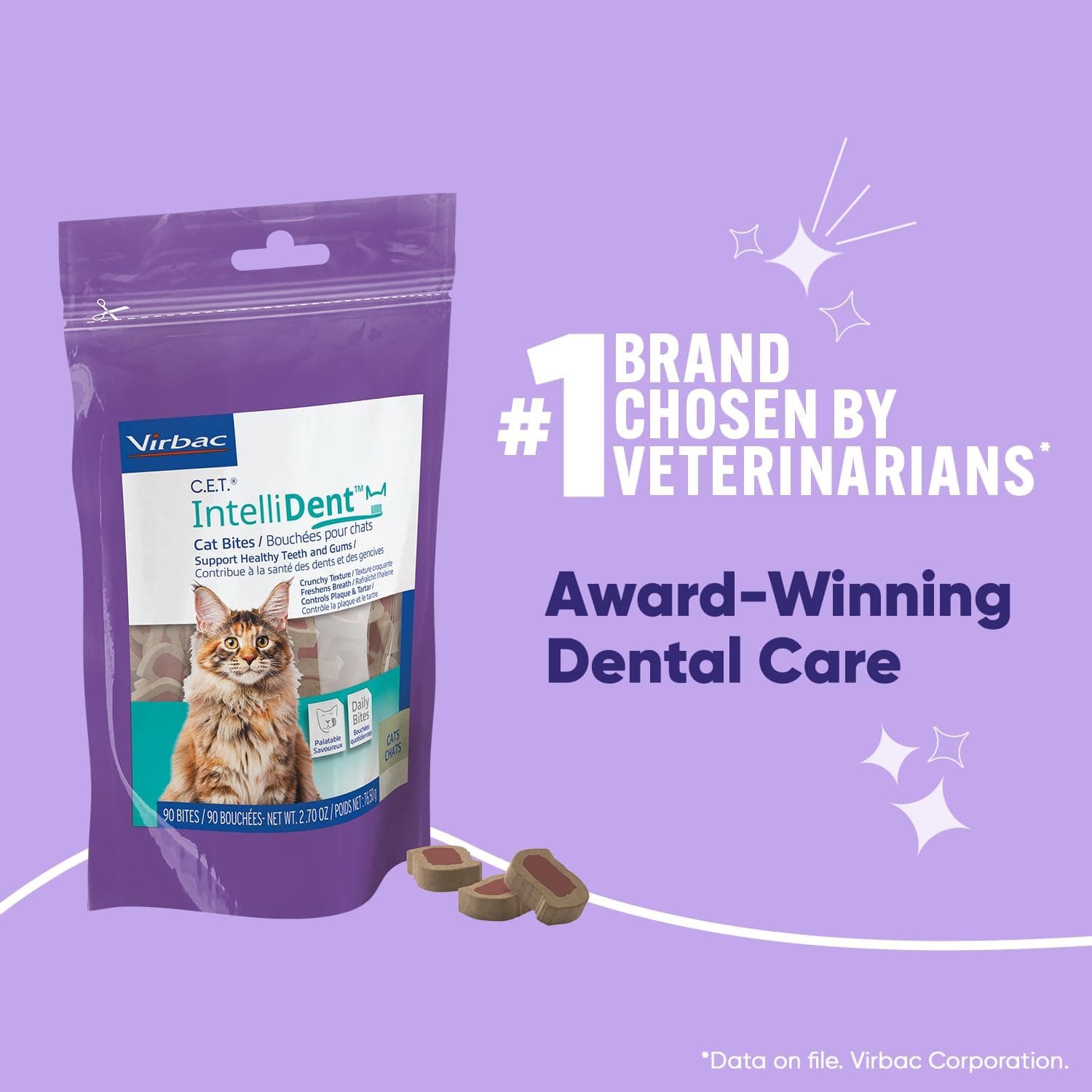 Virbac C.E.T. INTELLIDENT Cat Bites for Dental Care thumbnail 3