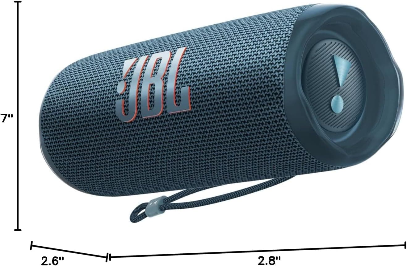 JBL Flip 6 Portable Bluetooth Speaker - Blue thumbnail 4