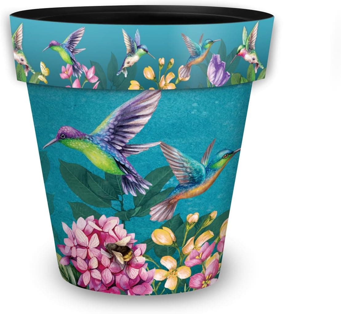 Briarwood Lane Springtime Hummingbirds Large Planter : Patio, Lawn &amp; Garden thumbnail 4