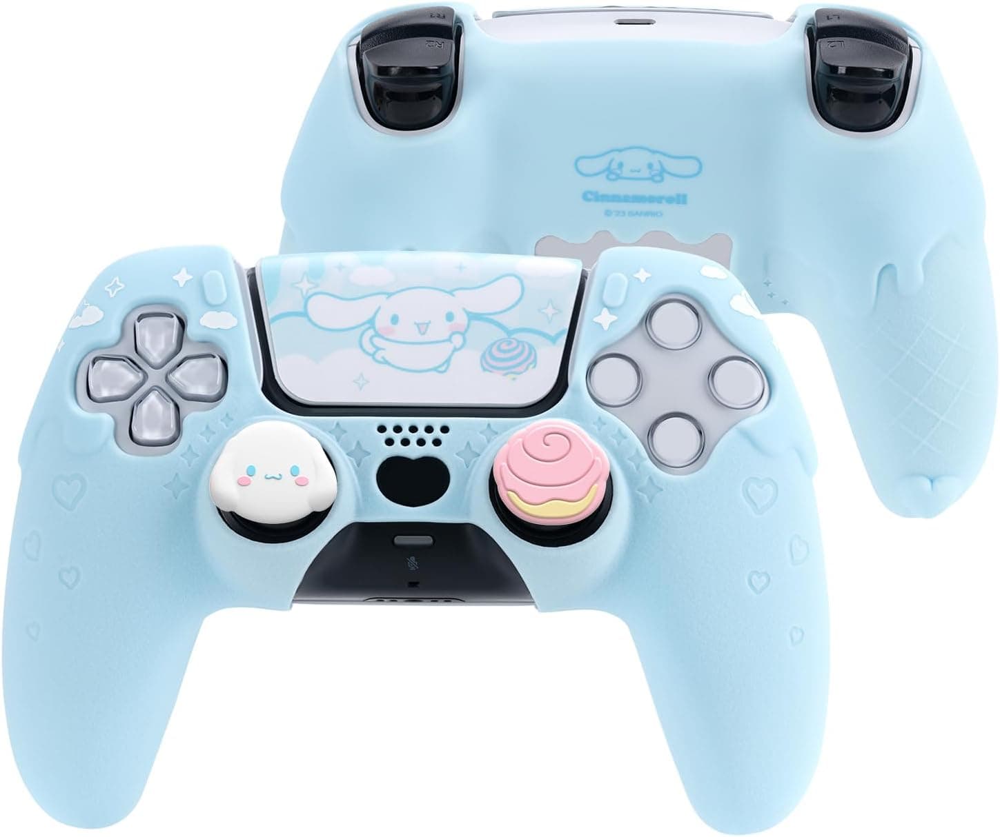 Kuitmor PS5 Controller Cover Skin Case,Anti-Slip Silicone Protective Cover Case,Cute Cartoon Protective Shell for PS5 Wireless Controller with 2 Thumb Grip Caps and 1 Sticker : Video Games — Easter Gifts gift idea