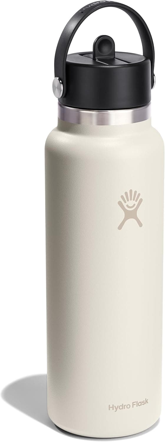Hydro Flask Water Bottle - 40 oz Ivory thumbnail 2