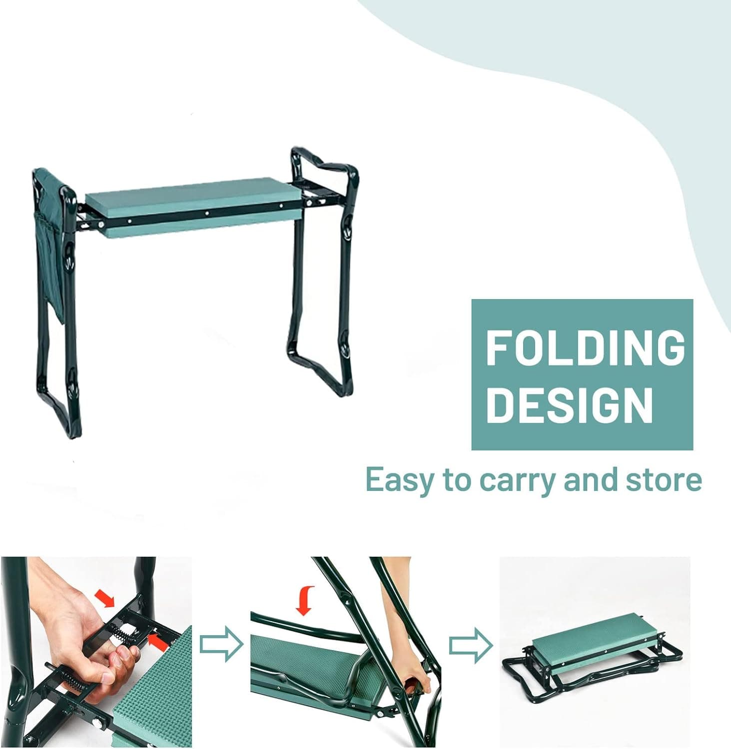 OFFICEJOY 2-in-1 Garden Kneeler and Seat thumbnail 5