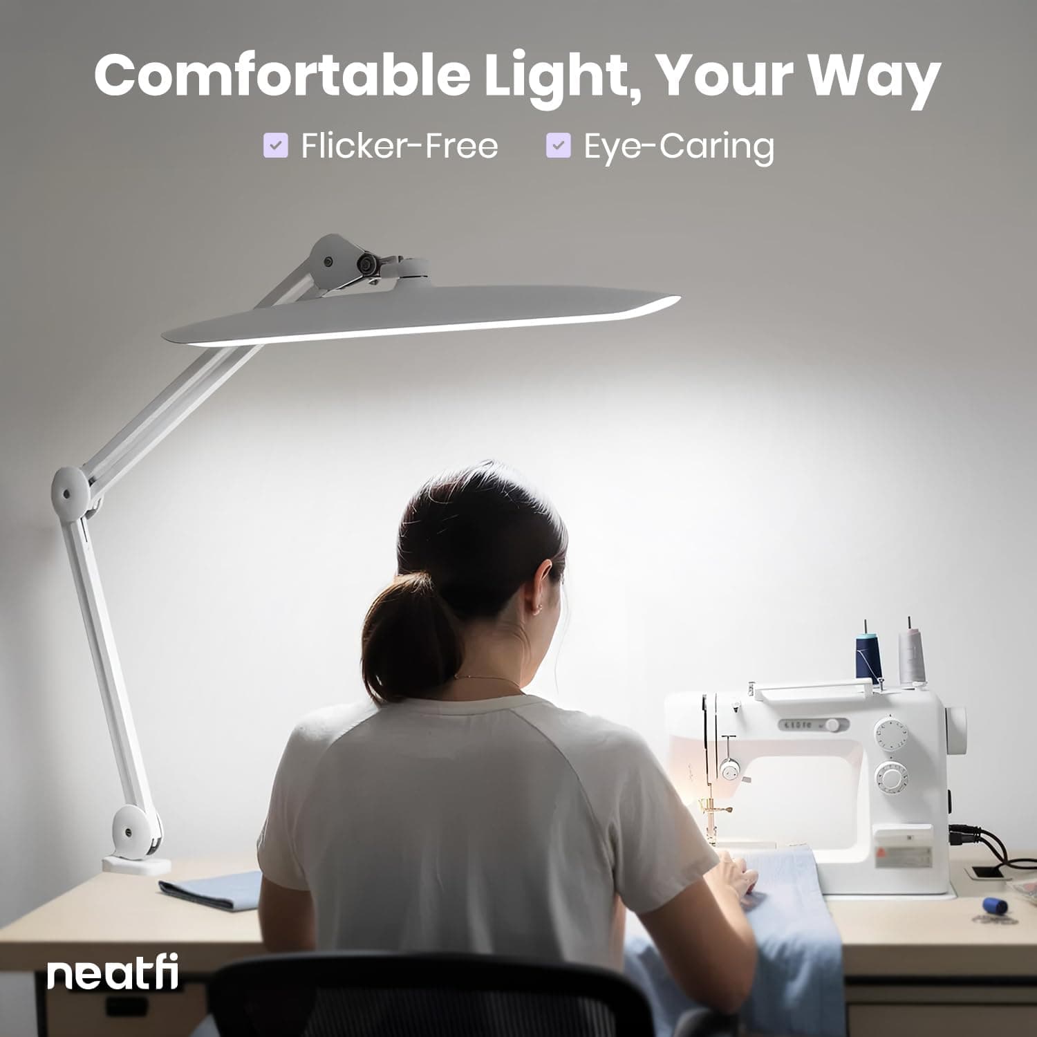 Neatfi XL 2200 Lumens LED Desk Lamp with Clamp thumbnail 4