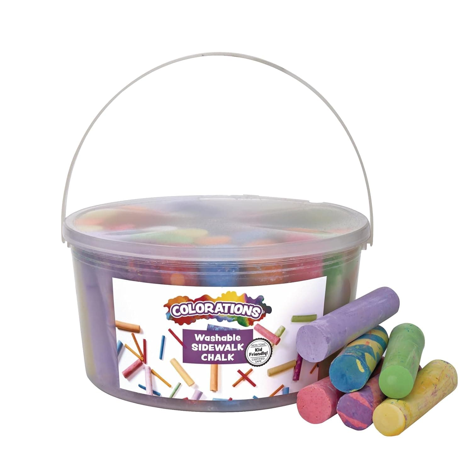 Colorations Sidewalk Chalk – 50 Piece Set — Easter Gifts gift idea