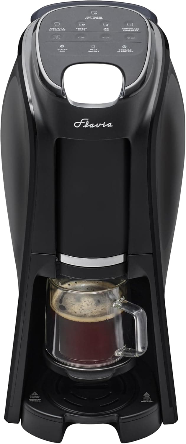 Flavia Aroma Brewer - Coffee Machine, Makes Coffee, Lattes, Tea, and other Hot or Iced Beverages with Single-Serve Freshpacks, Multiple Brew Sizes, Black: Home &amp; Kitchen image 1