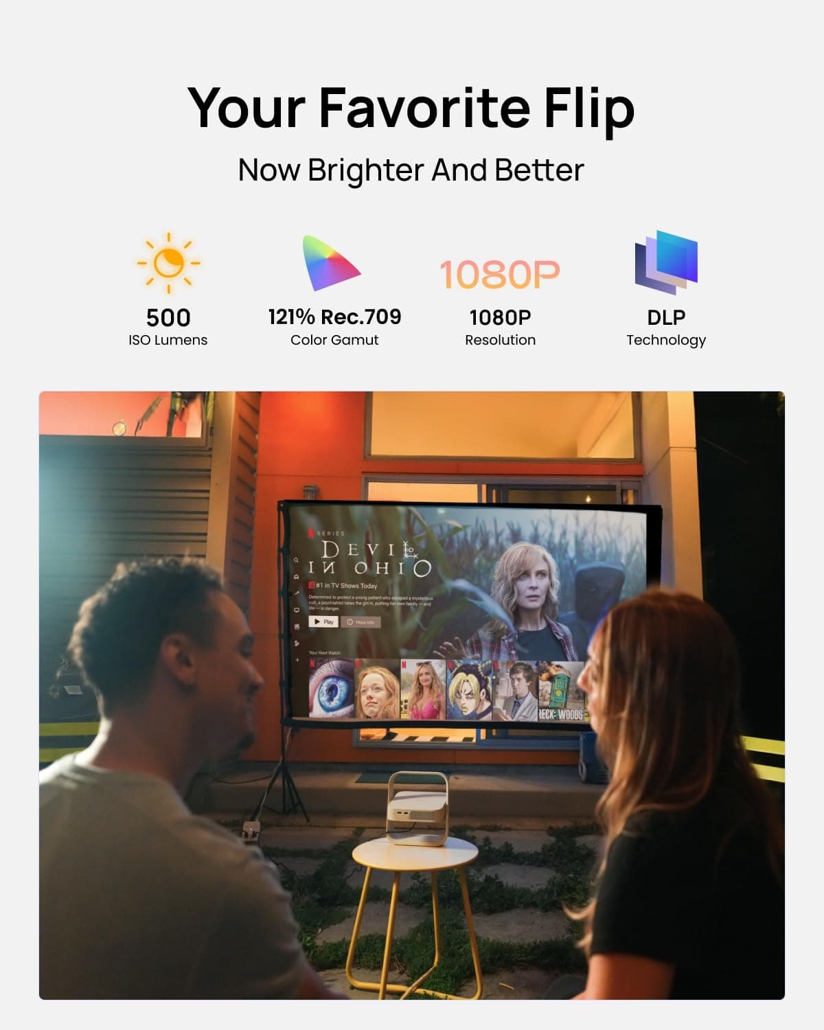 XGIMI Elfin Flip Plus Portable Projector thumbnail 3