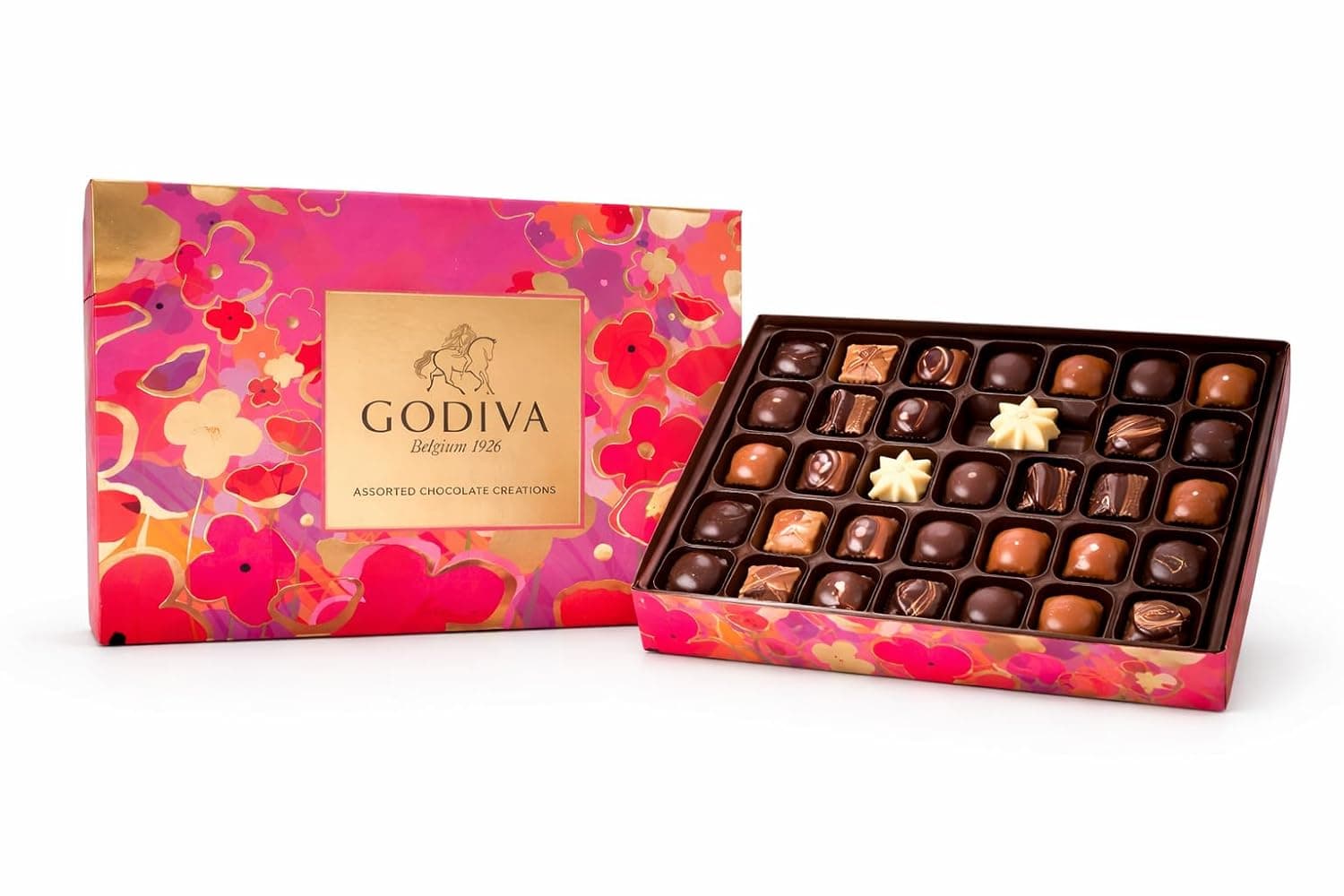 Godiva Assorted Chocolate Creations Spring Box 27 Pieces — Easter Gifts gift idea
