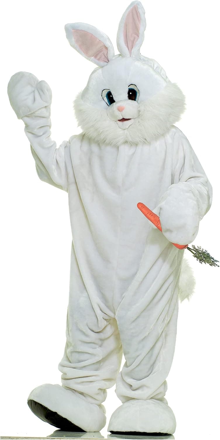 Rubies Deluxe Bunny Rabbit Premium Mascot Costume for Adults — Easter Gifts gift idea