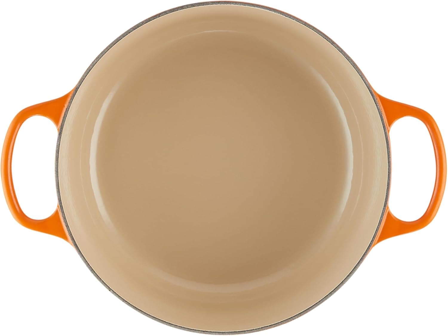 Le Creuset Enameled Cast Iron Signature Round Dutch Oven, 5.5 qt., Flame: Home &amp; Kitchen thumbnail 3