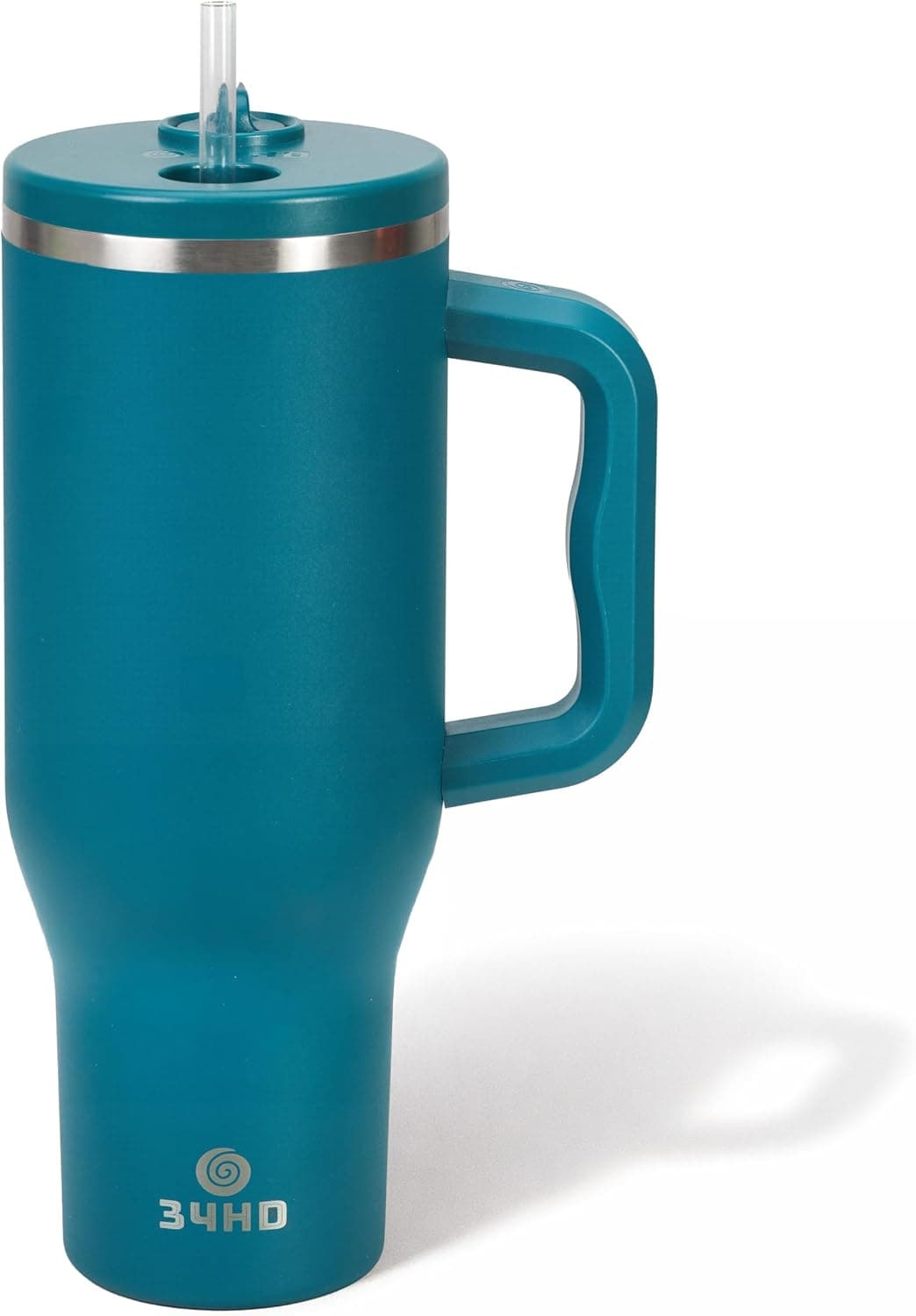 34HD 40 oz Stainless Steel Tumbler with Handle and Magnetic Lid view 1