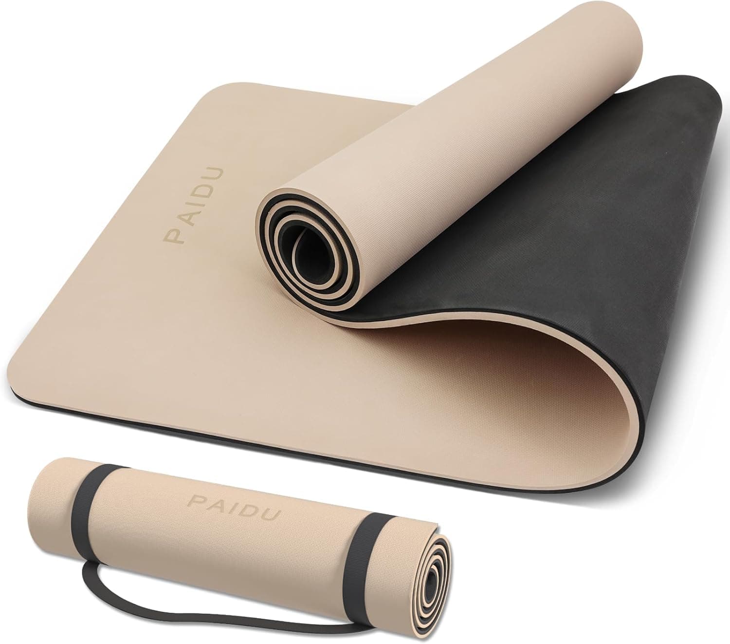 PAIDU Yoga Mat Non Slip Anti-tear,extra thick-2/5 inch（10MM）High Resiliency Professional POE Yoga Mats for Women Men Kids,72"x24"inch,Workout, Yoga, Pilates and Floor Exercise, with Carrier Strap : Sports &amp; Outdoors — Spring Gift Ideas gift idea