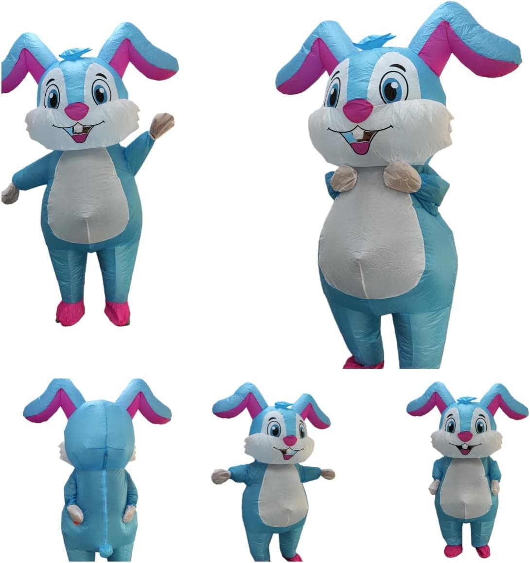 Holaseason Inflatable Bunny Rabbit Costume - Blue and Pink — Easter Gifts gift idea