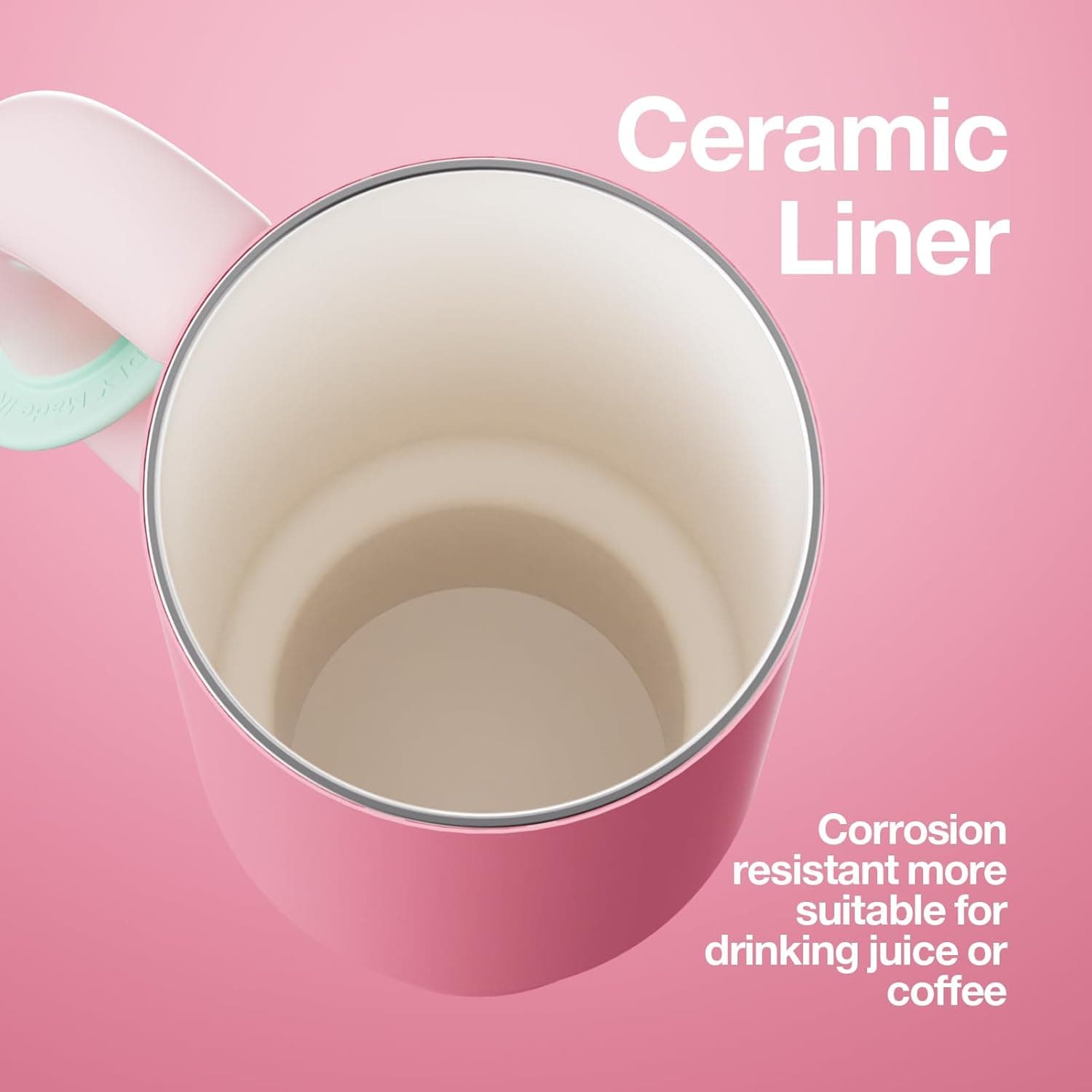 CHAKO LAB BaWang Insulated Stainless Steel Tumbler - 33oz with Handle and Straw thumbnail 3