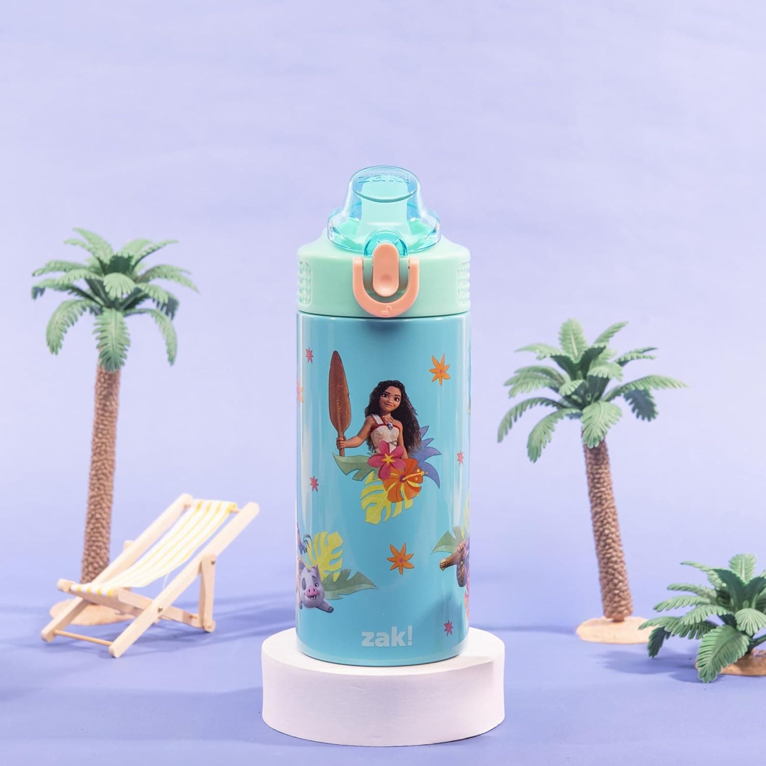 Zak Designs Disney Moana Sage Kids Water Bottle thumbnail 3