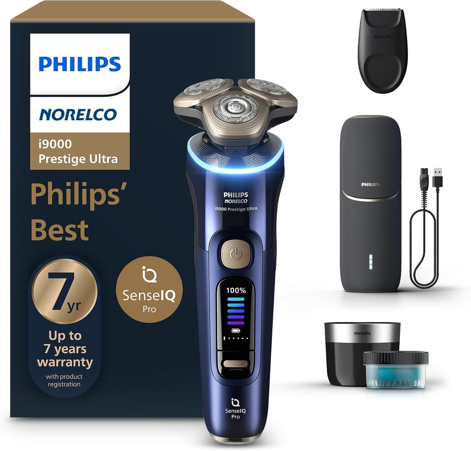 Philips Norelco Shaver i9000 Prestige Ultra Wet & Dry Electric Shaver — Luxury Gifts gift idea