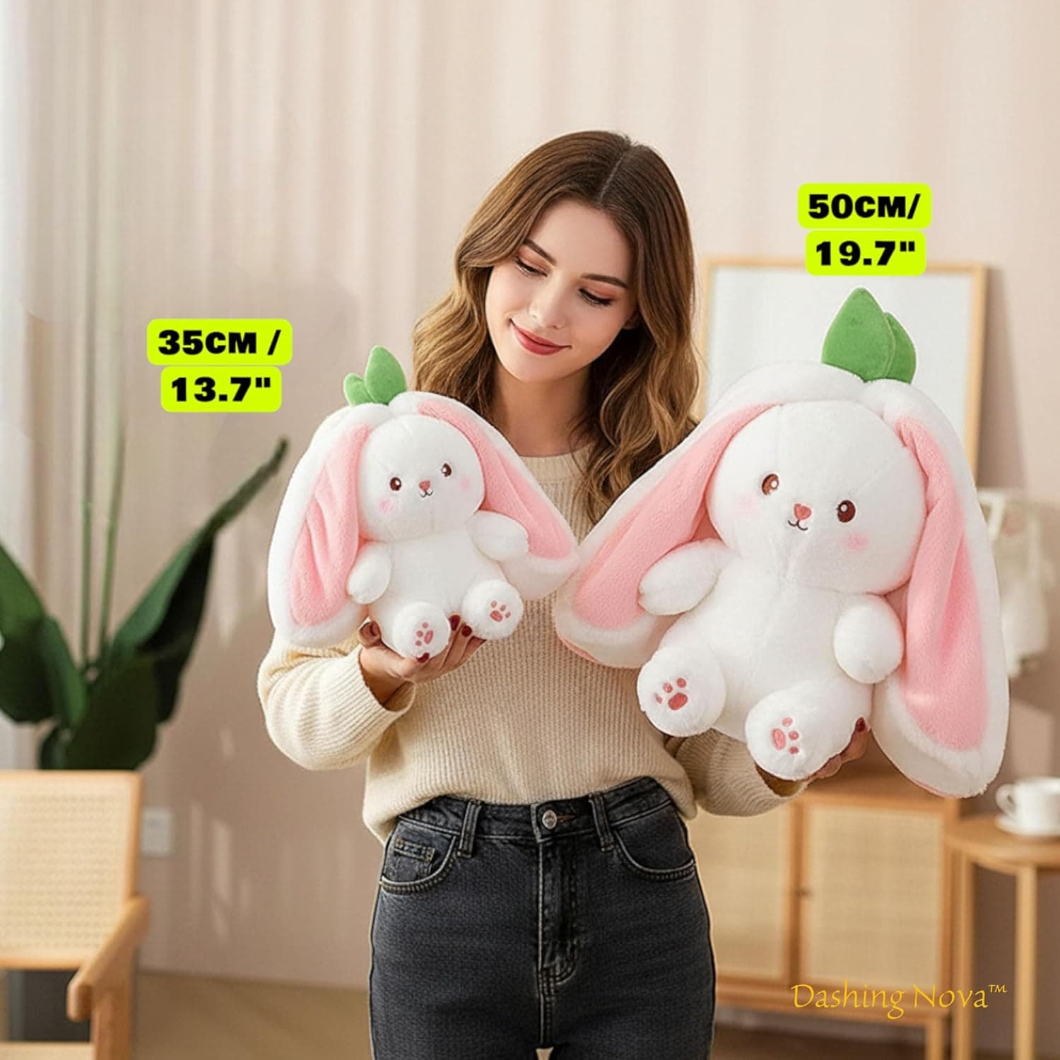 Dashing Nova Strawberry Bunny Plush Toy thumbnail 2