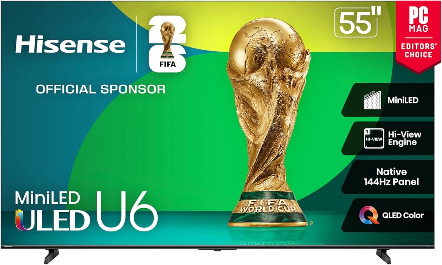 Hisense Fire TV 55" Class 55U65QF Series Mini-LED Smart TV | Amazon — Spring Gift Ideas gift idea