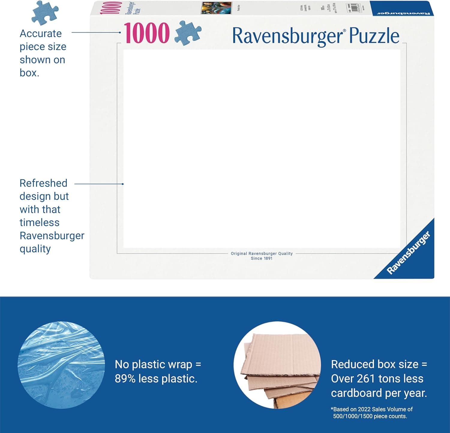 Ravensburger Spring Deer 1000 Piece Jigsaw Puzzle thumbnail 5