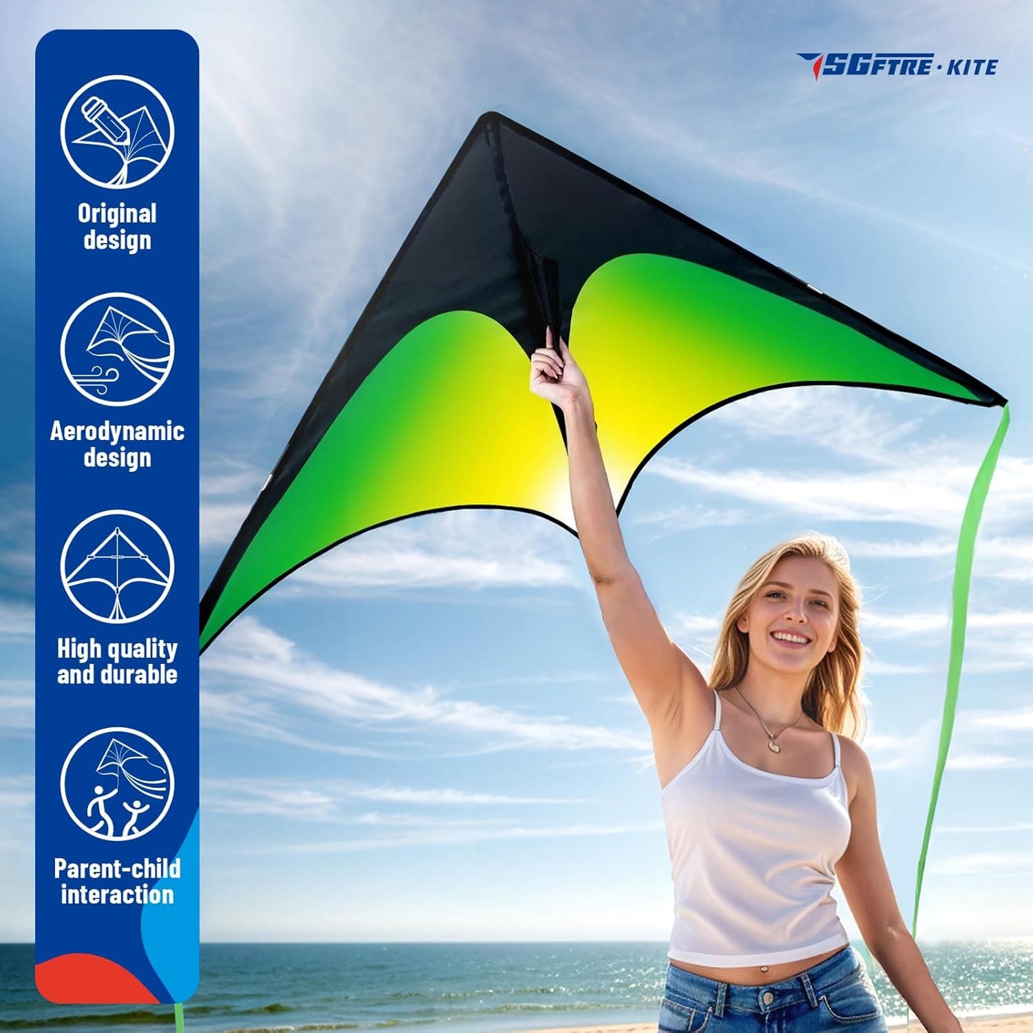 Delta Kite Three Set for Kids and Adults thumbnail 4