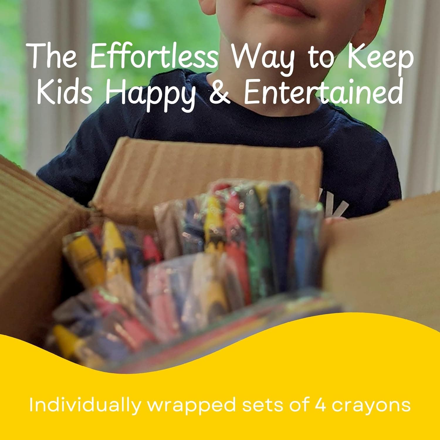 CrayonKing 25 Sets of 4-Packs (100 Bulk Crayons) – Non-Toxic, Individually Wrapped, Perfect for Parties, Restaurants, Classrooms &amp; More : Toys &amp; Games thumbnail 2