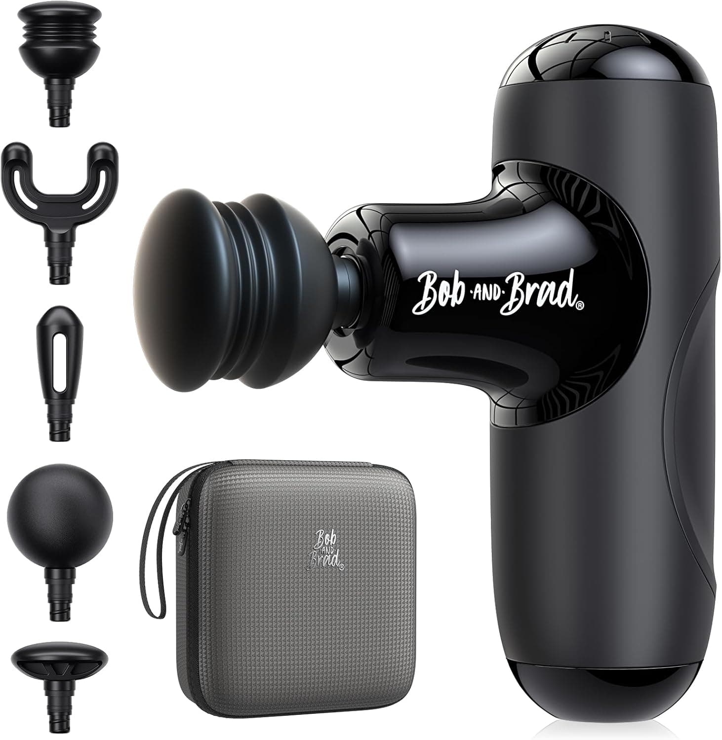 BOB AND BRAD Q2 Mini Massage Gun, Pocket-Sized Deep Tissue Massager Gun, Portable Percussion Muscle Massager Gun, Ultra Small &amp; Quiet Muscle Massage Gun for Muscle Recovery with Carry Case : Health &amp; Household — Spring Gift Ideas gift idea