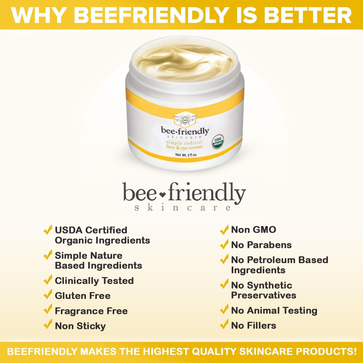 BeeFriendly Organic Face and Eye Cream thumbnail 4